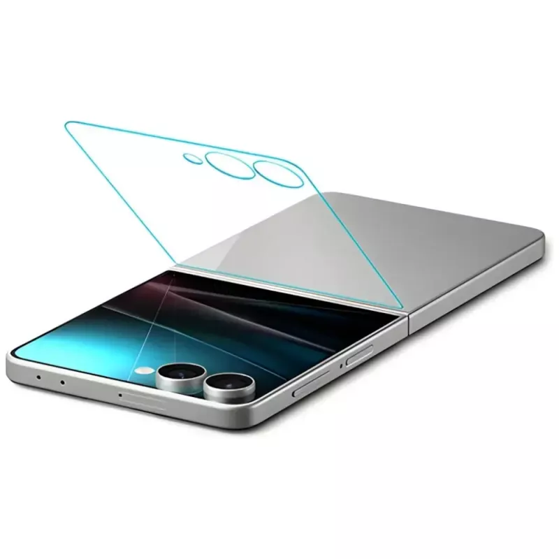 Screen protector Spigen for Samsung Galaxy Z Flip 7 — HD Clear, slim transparent protective film
