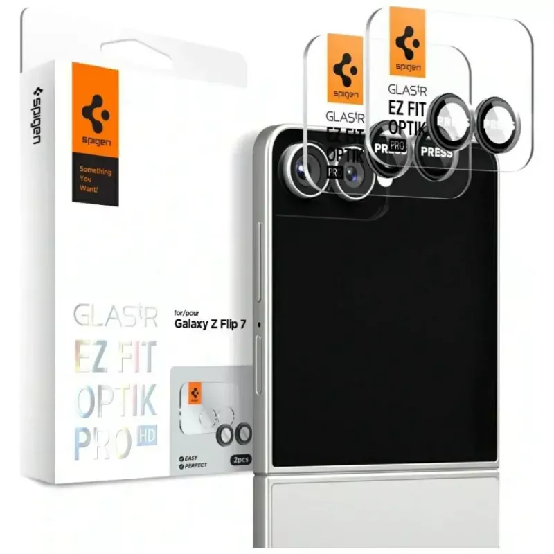 Camera protector Spigen for Galaxy Z Flip 7 HD Glass 2-pack