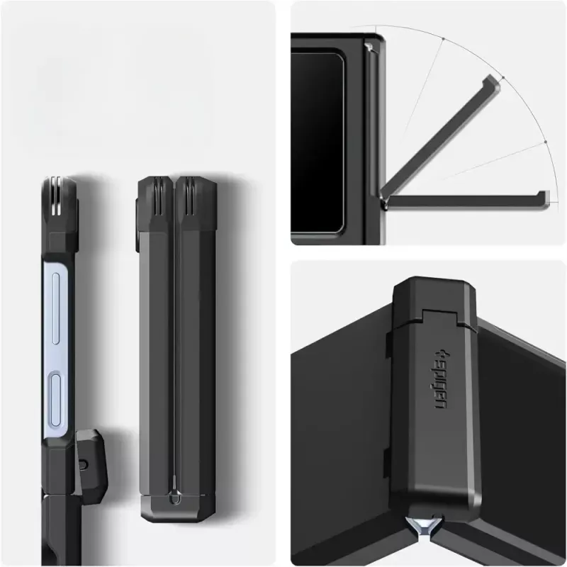 Protective case Spigen Tough Armor Pro Mag for Galaxy Z Flip 7 FE — black