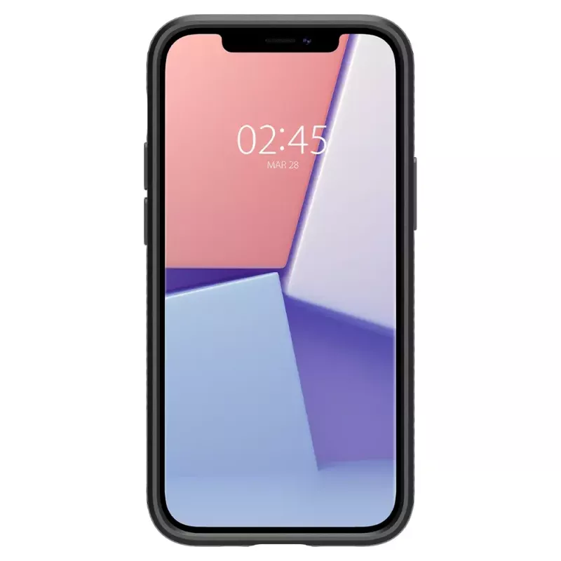Cover Spigen Liquid Air iPhone 12 12 Pro Black