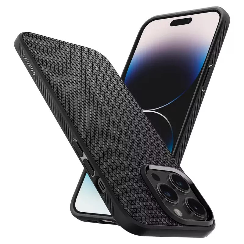 Cover Spigen Liquid Air iPhone 14 Pro Max 17 cm Black