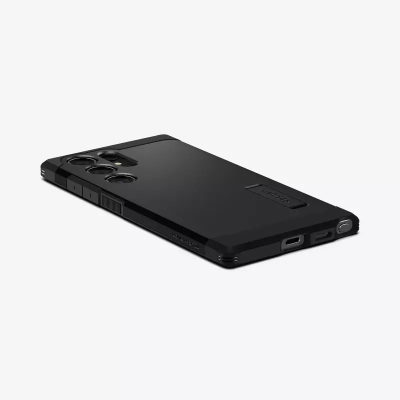 Spigen Tough Armor mobile phone case Black Galaxy S24 Ultra 17.3 cm