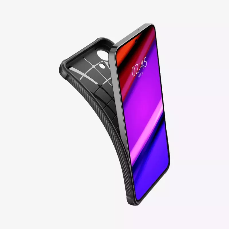 Spigen Rugged Armor mobile phone case Black Samsung Galaxy S24 15.8 cm