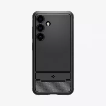 Spigen Rugged Armor mobile phone case Black Samsung Galaxy S24 15.8 cm
