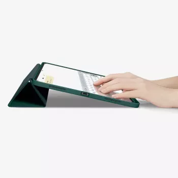 Flip case Spigen Urban Fit 33 cm (13 inch) for iPad Pro 2024 Green
