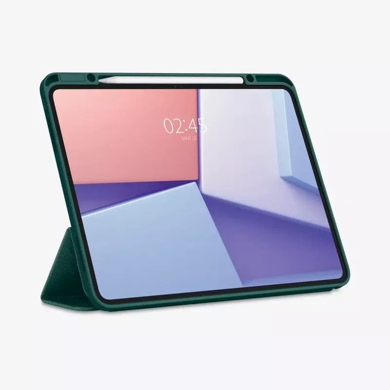 Flip case Spigen Urban Fit 33 cm (13 inch) for iPad Pro 2024 Green