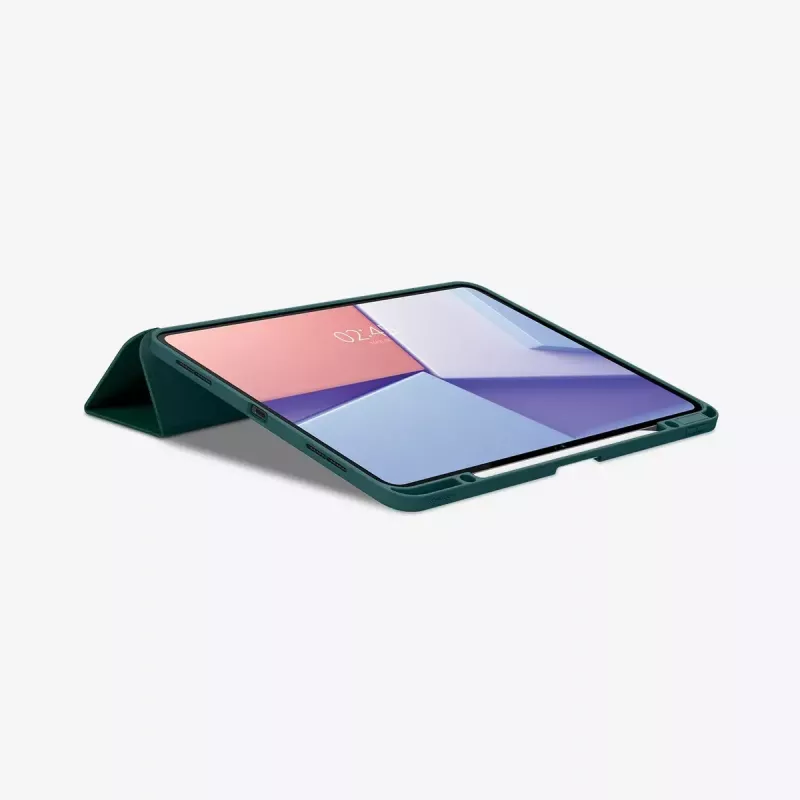 Flip case Spigen Urban Fit 33 cm (13 inch) for iPad Pro 2024 Green