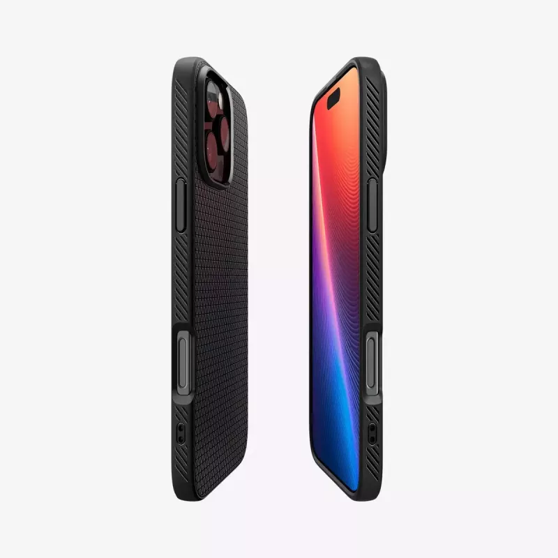 Cover Spigen Liquid Air iPhone 16 Pro Max 17.5 cm Black