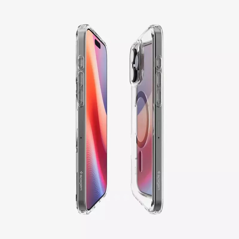 Spigen Ultra Hybrid (MagFit) mobile phone case 17.5 cm Transparent