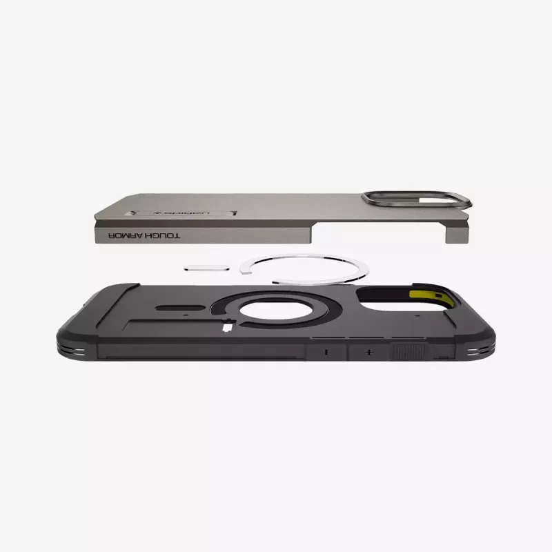 Spigen Tough Armor AI MagFit mobile phone case Cover Grey 17.5 cm