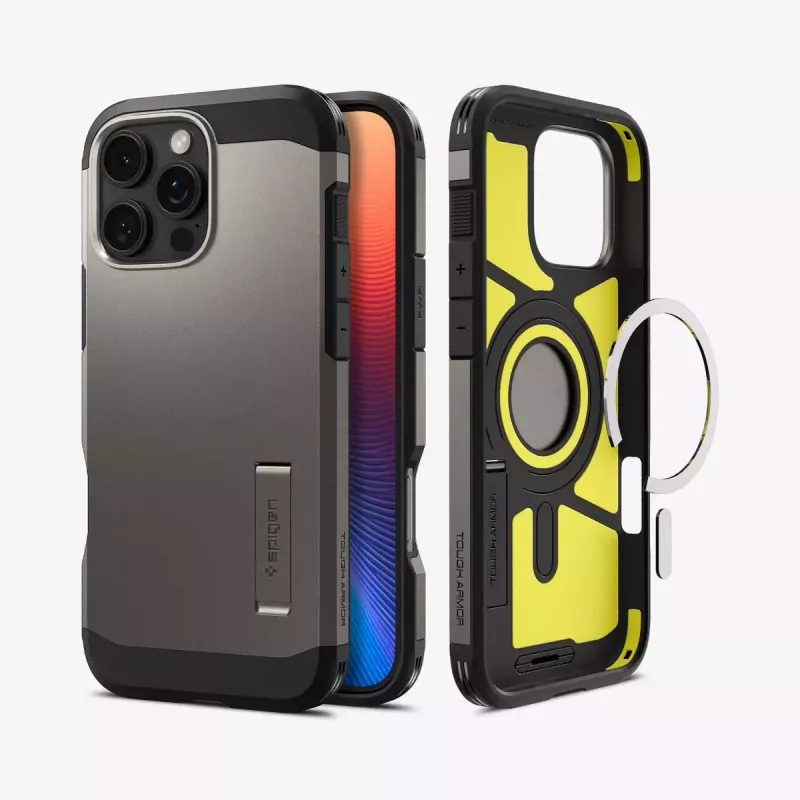 Spigen Tough Armor AI MagFit mobile phone case Cover Grey 17.5 cm