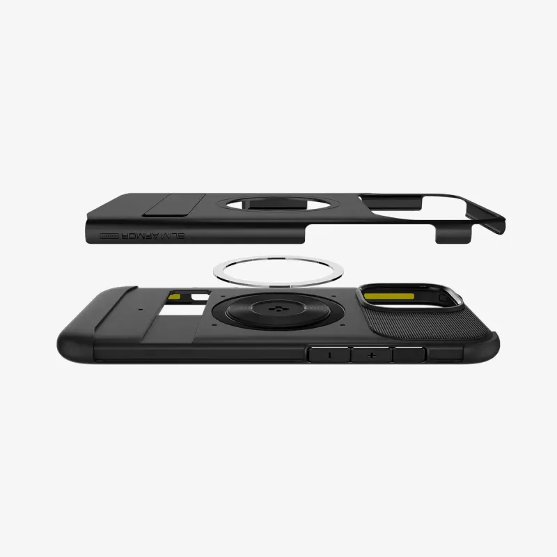 Spigen Slim Armor (MagFit) mobile phone case Cover Black 17.5 cm