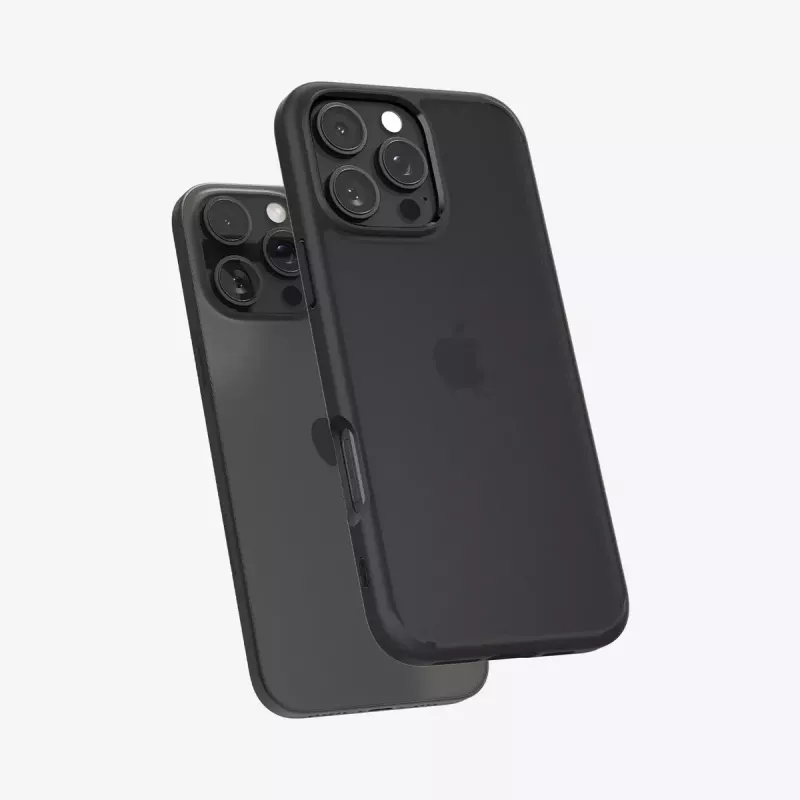 Spigen Ultra Hybrid mobile phone case Black for iPhone 16 Pro 6.3 inch