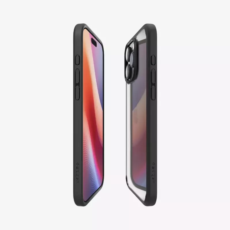 Spigen Ultra Hybrid mobile phone case Cover Black for iPhone 16 Pro