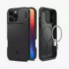 Spigen Optik Armor mobile phone case Cover Black for iPhone 16 Pro