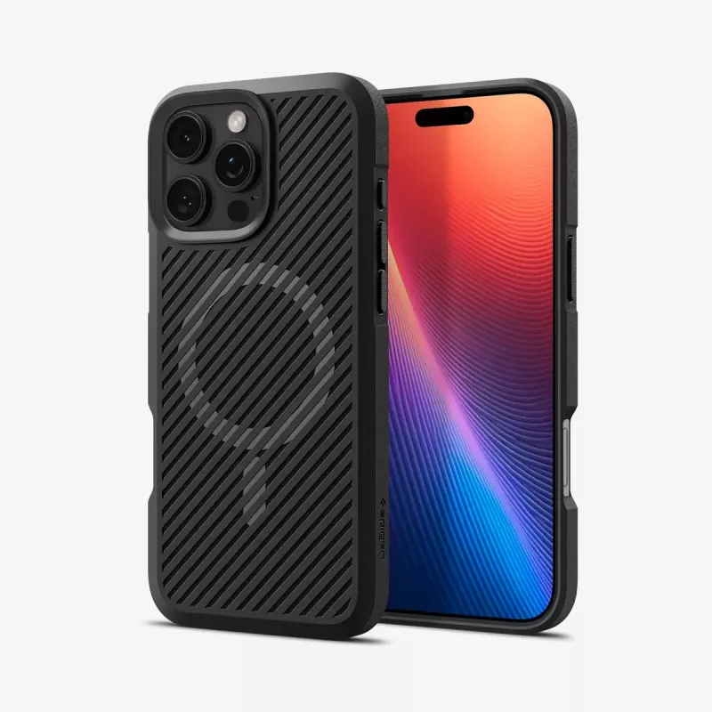 Spigen Core Armor MagFit mobile phone case Cover Black 16 cm