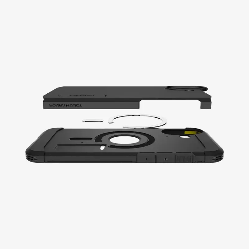 Spigen Tough Armor AI (MagFit) mobile phone case Cover Black 15.5 cm