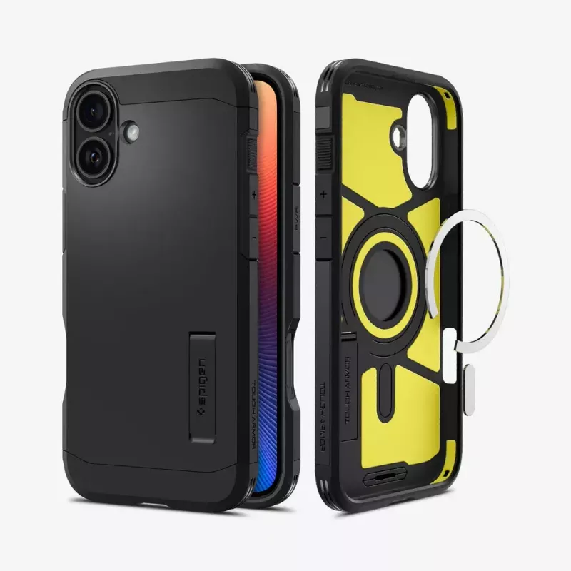 Spigen Tough Armor AI (MagFit) mobile phone case Cover Black 15.5 cm