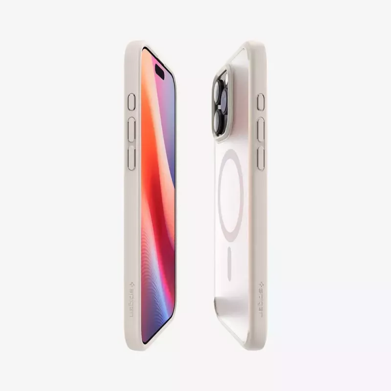 Spigen Ultra Hybrid (MagFit) mobile phone case Cover Beige Transparent