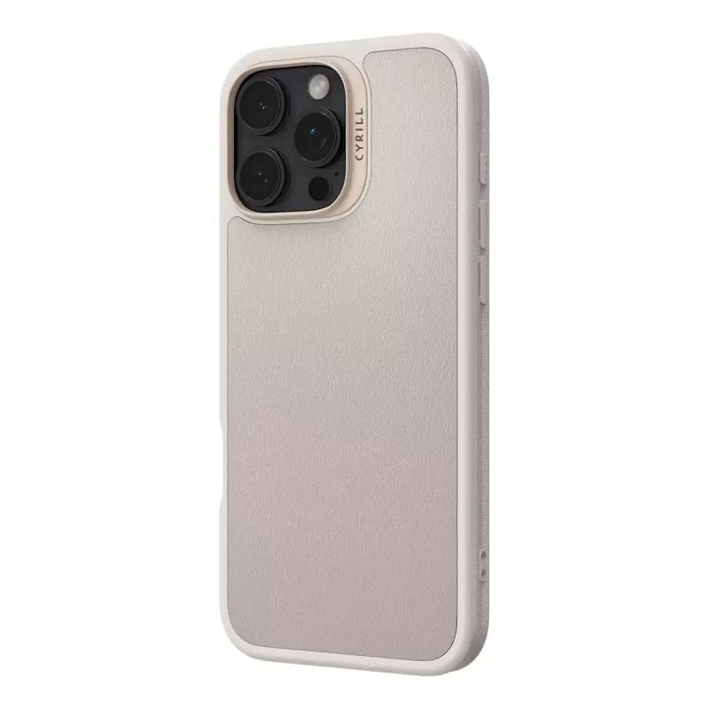 Cover CYRILL Kajuk Mag Case iPhone 16 Pro Max Cream Monochromatic