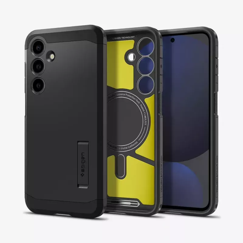 Cover Spigen Tough Armor Galaxy S24 FE Black Desktop Stand