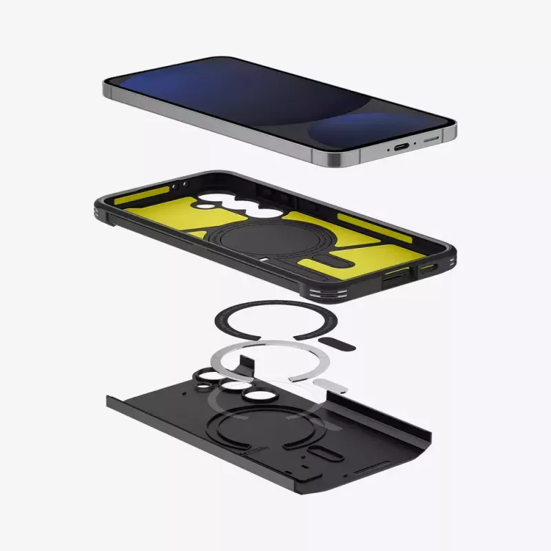 Cover Spigen Tough Armor Galaxy S24 FE Black Desktop Stand