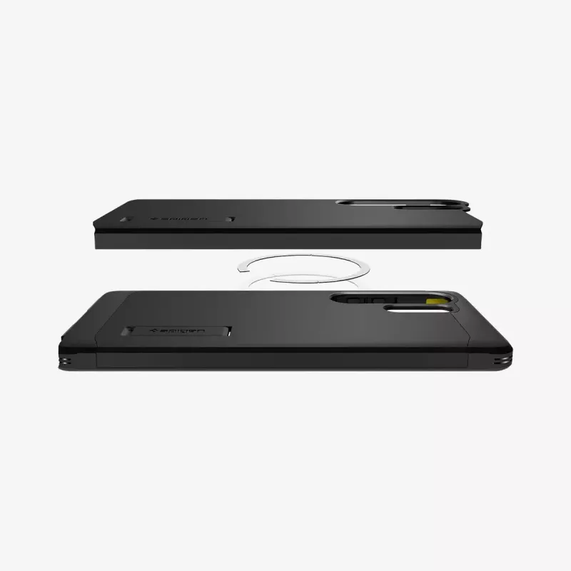 Cover Spigen Galaxy S25 Ultra Tough Armor AI Black Desktop Stand