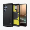 Cover Spigen Galaxy S25 Ultra Tough Armor AI Black Desktop Stand