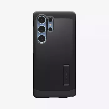 Cover Spigen Galaxy S25 Ultra Tough Armor AI Black Desktop Stand