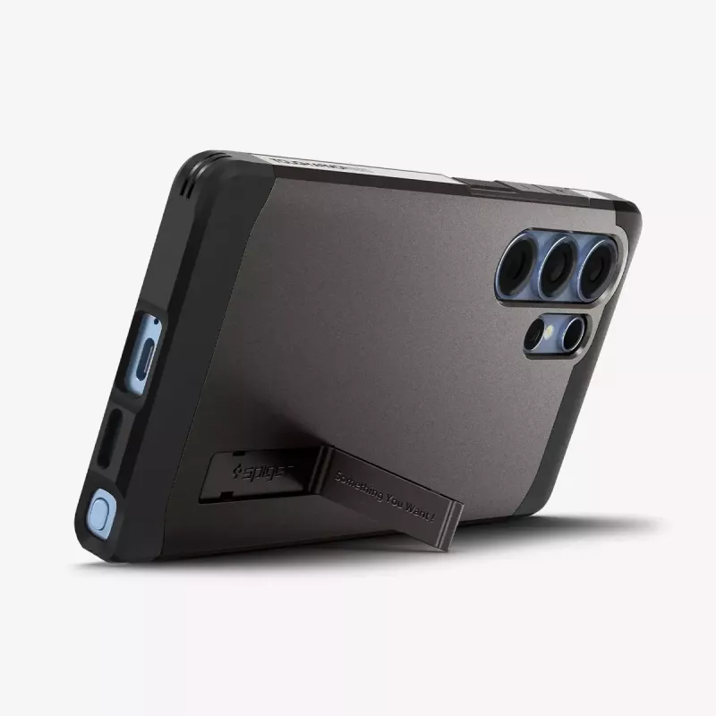 Cover Spigen Galaxy S25 Ultra Tough Armor AI Gunmetal Monochromatic