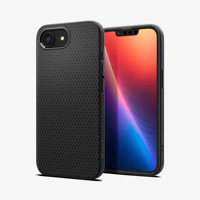 Cover Spigen Liquid Air iPhone 16e Case Matte Black