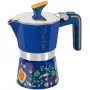 Kitchen pot Pedrini Frida Kahlo Blue 02CF152, decorative cooking pot with lid, ceramic look