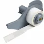 Self-adhesive printer labels Brady M71-86-461, polyester, transparent/white, 1.52×6.67 cm, 100 pcs