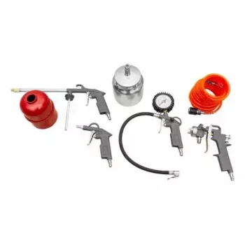 Air compressor accessory kit Zipper ZI-COMZUB5 5 pcs 5 m hose