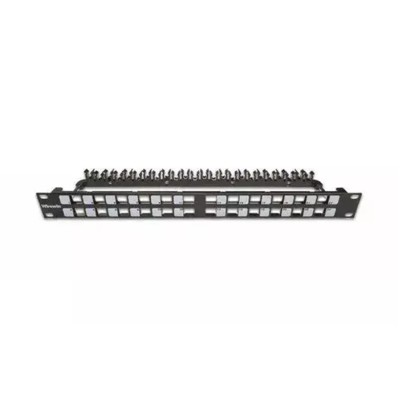 Patch Panel 1U Wirewin WKS PANEL 24 BLACK