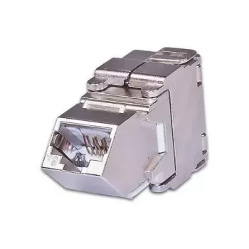 Keystone Module Wirewin WKS JACK KAT6A STP 45 Angled Silver