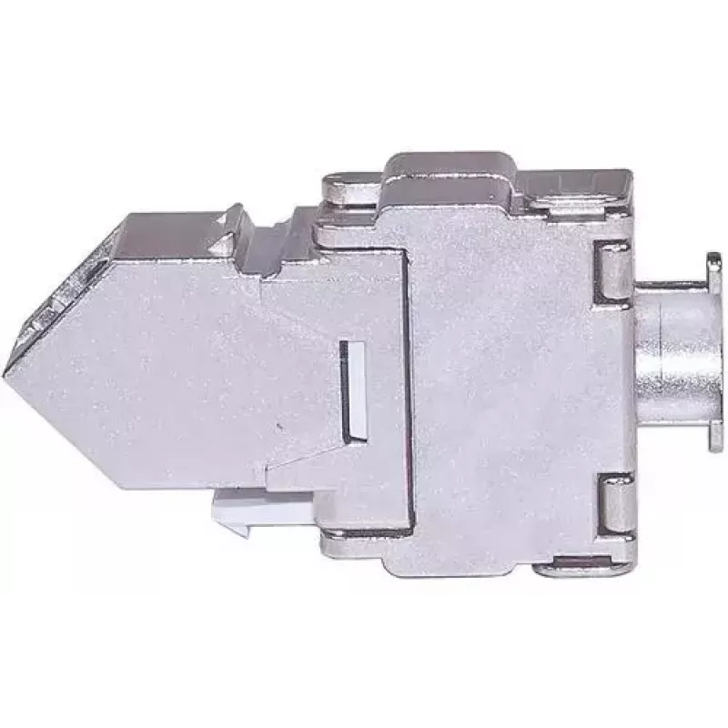 Keystone Module Wirewin WKS JACK KAT6A STP 45 Angled Silver