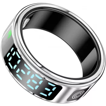 Smart ring Beafon SR21-Silber size 11 (64.6 mm) — wearable notification and control accessory