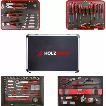 Toolbox Holzmann WZK119ECO — 119-piece set, durable design