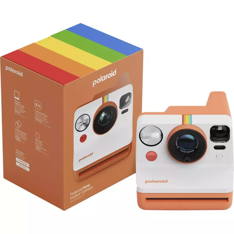 Instant camera POLAROID Now Gen 3 Coral 9156 — analogue instant film camera, colour Coral