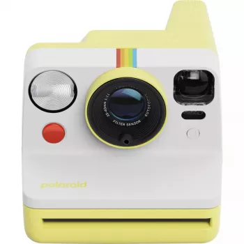 Instant camera POLAROID Now Gen 3 Yellow — model 9158, analog instant print camera, integrated flash