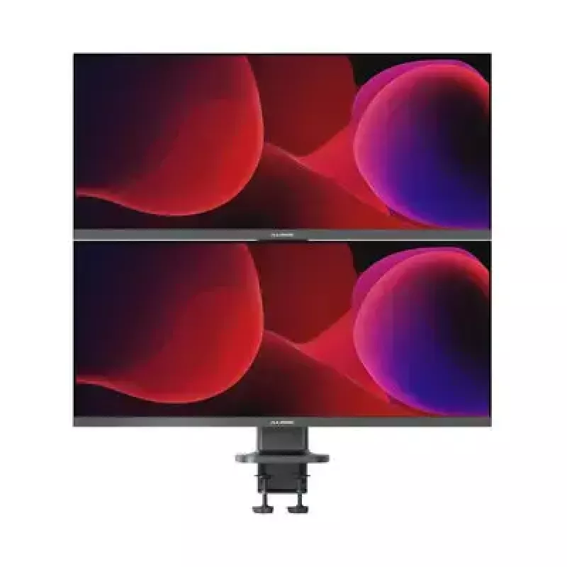 Monitor mount ALOGIC ED34VMSSGR clamp stand for up to 34 inch screens, dual display, 12 kg capacity, grey