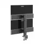 Monitor mount ALOGIC ED34VMSSGR clamp stand for up to 34 inch screens, dual display, 12 kg capacity, grey