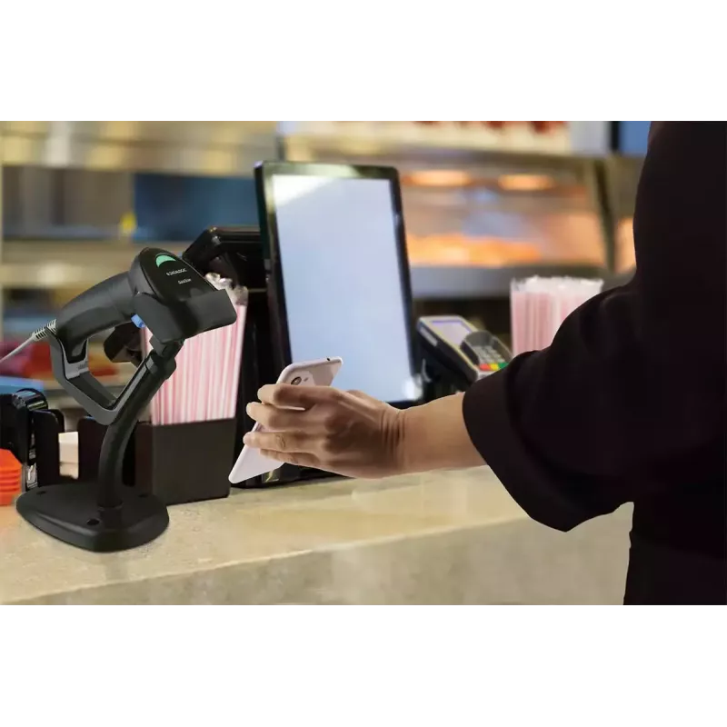 Handheld barcode reader Datalogic QD2220-BK 1D LED Wired Black