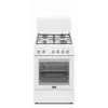 Simfer | Cooker | 4403SERBB | Hob type Gas | Oven type Electric | White | Width 50 cm | Electronic ignition | Depth 55 cm | 48 L