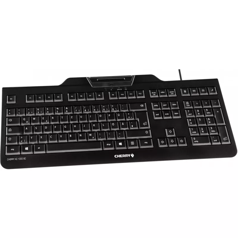 Cherry KC 1000 SC - Keyboard - USB - French