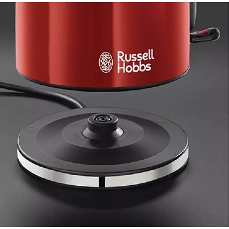 Russell Hobbs 20412-70 electric kettle 1.7 L Black, Red, Stainless steel
