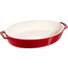Staub Oval Ceramic Platter - 2.3 ltr, Red