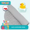 Anti-slip bath mat gray