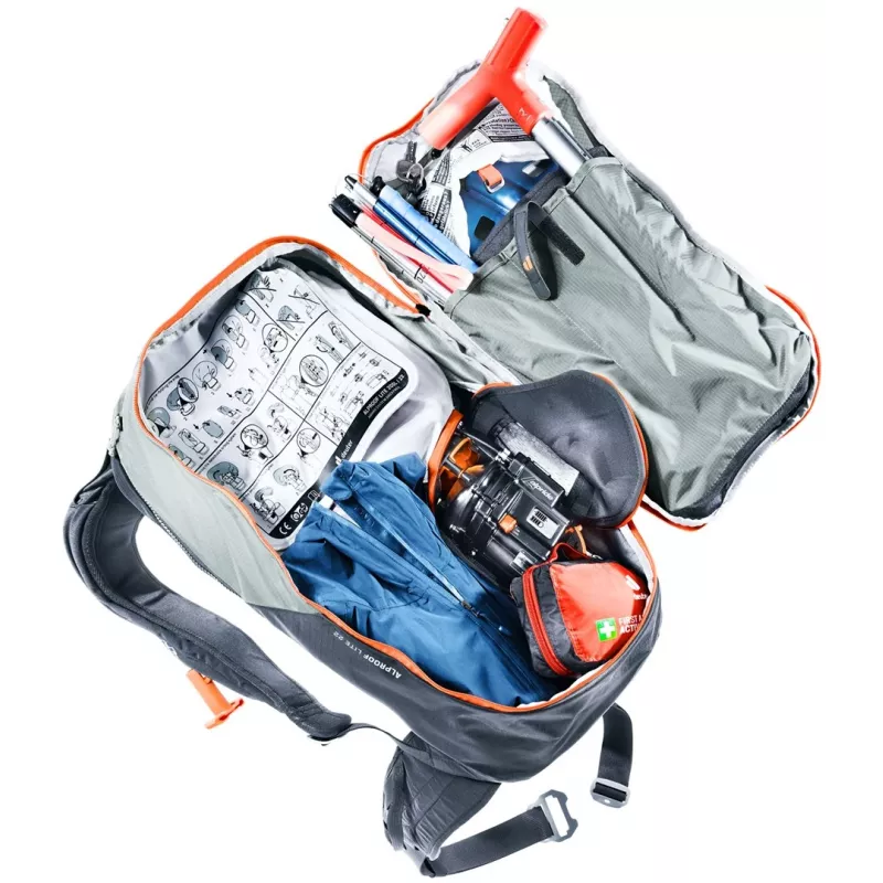 Deuter Alproof Lite 22 tin/black - avalanche backpack